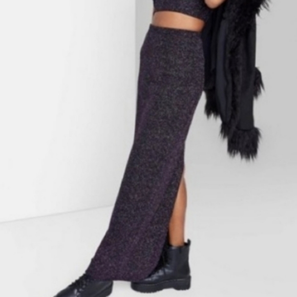 wild fable Dresses & Skirts - Wild Fable Woman's Plus Size Glittery Maxi Skirt